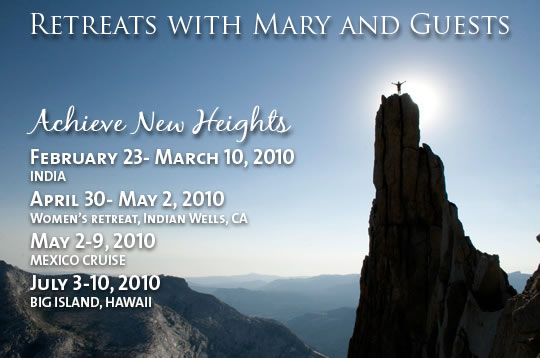 MaryMorrissey.com: Achieving New Heights