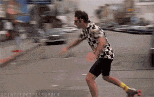 attitude of gratitude seinfeld roller skate